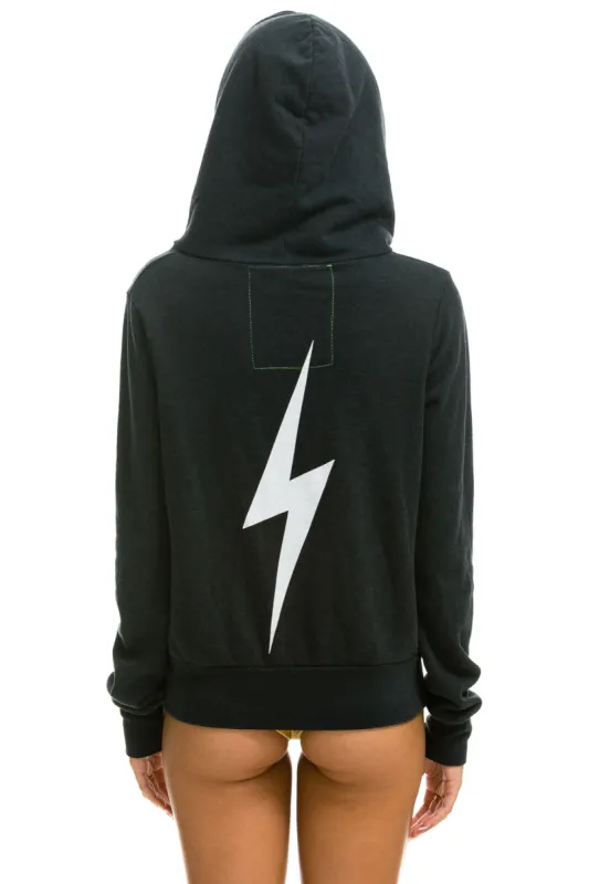 BOLT HOODIE - CHARCOAL sold by Aviator Nation