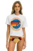 SIGNATURE LAGUNA BEACH BOYFRIEND TEE - WHITE sold by Aviator Nation