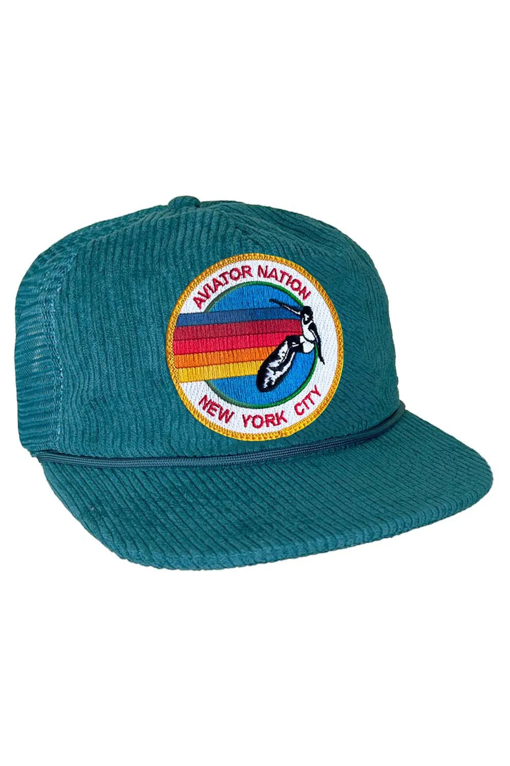 SIGNATURE NEW YORK CITY - VINTAGE CORDUROY MESH TRUCKER sold by Aviator Nation product image thumbnail 4