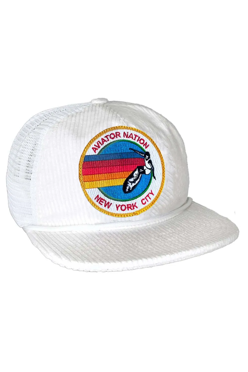 SIGNATURE NEW YORK CITY - VINTAGE CORDUROY MESH TRUCKER sold by Aviator Nation product image thumbnail 5