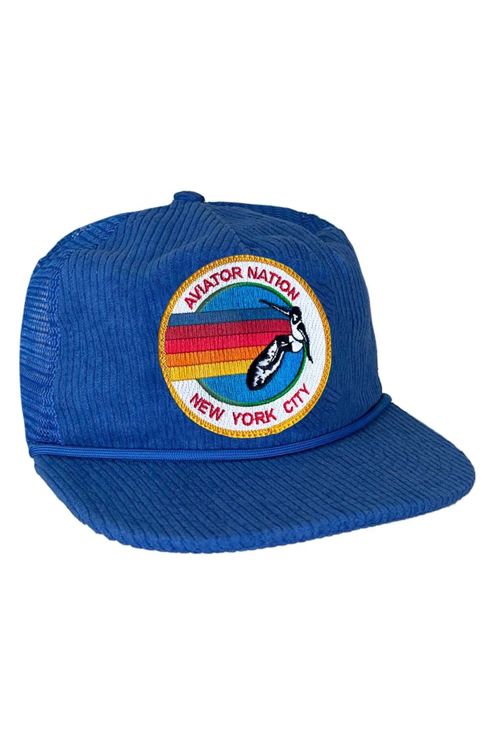 SIGNATURE NEW YORK CITY - VINTAGE CORDUROY MESH TRUCKER sold by Aviator Nation