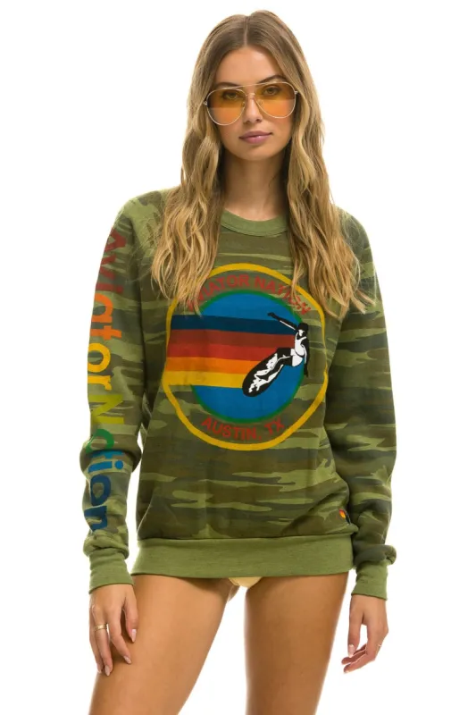 AVIATOR NATION AUSTIN SWEATSHIRT - CAMO sold by Aviator Nation