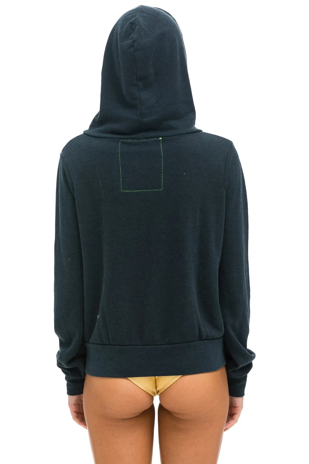 5 STRIPE HOODIE - CHARCOAL // PINK // GREEN sold by Aviator Nation product image thumbnail 4