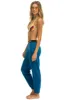 LOGO STRIPE SWEATPANTS - CARIBBEAN sold by Aviator Nation