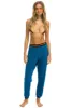 LOGO STRIPE SWEATPANTS - CARIBBEAN sold by Aviator Nation