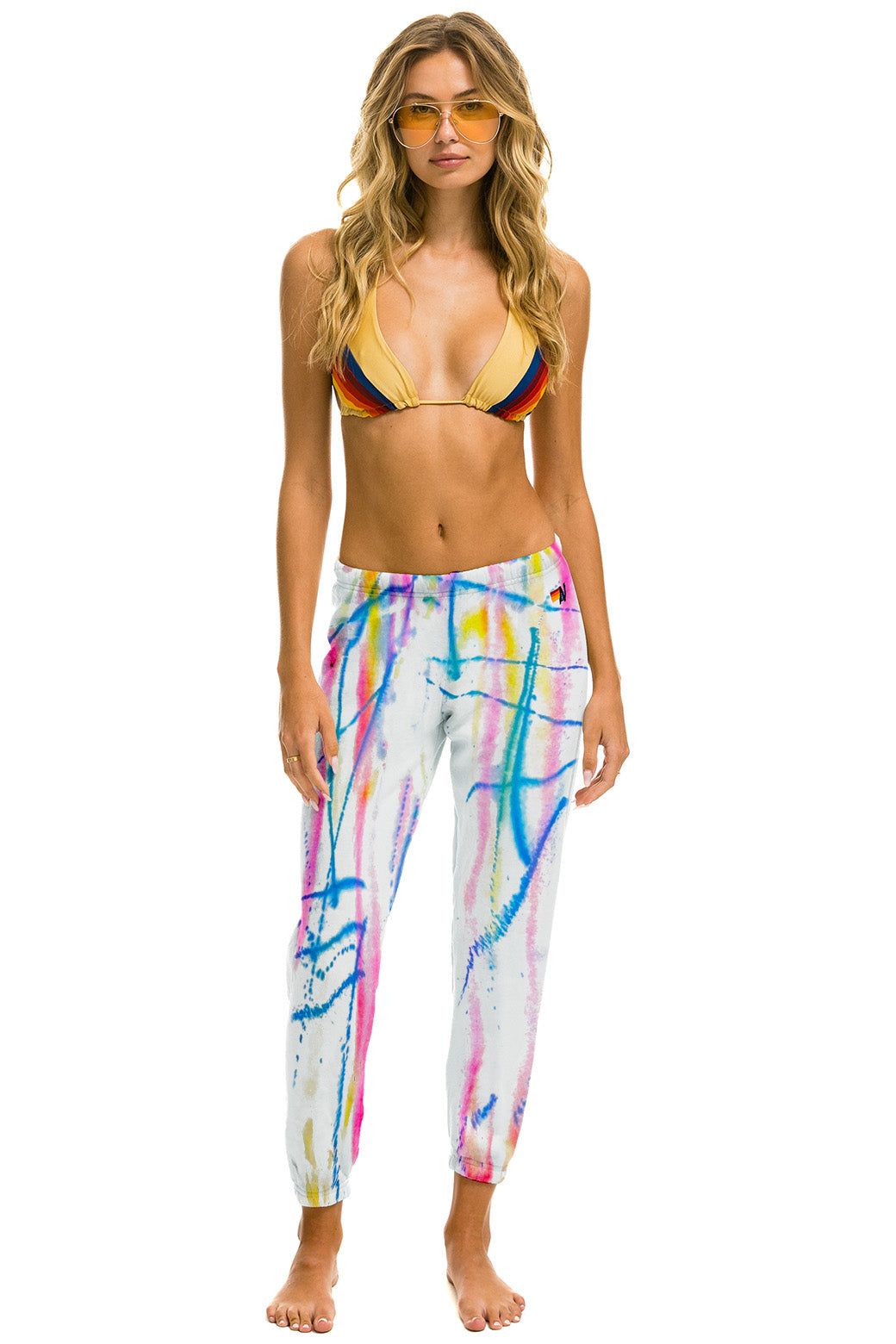 ARTIST COLLECTION SWEATPANTS - COTTON CANDY sold by Aviator Nation