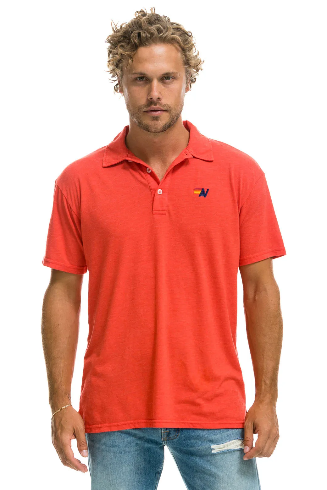 AVIATOR NATION POLO - RED sold by Aviator Nation