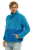 TEDDY UNISEX HALF ZIP COLOR BLOCK JACKET - OCEAN sold by Aviator Nation