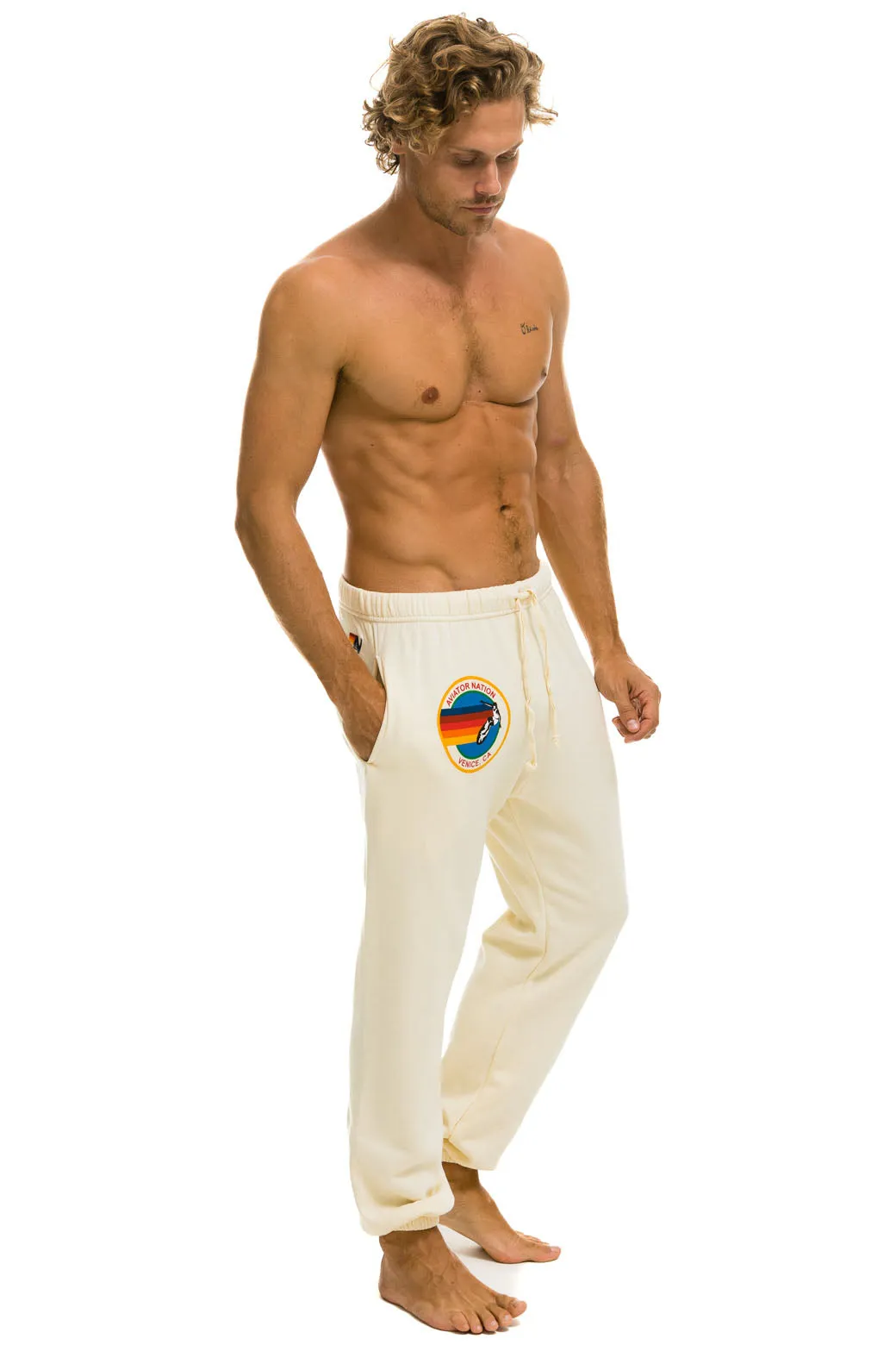 AVIATOR NATION SWEATPANTS - VINTAGE WHITE sold by Aviator Nation product image thumbnail 2