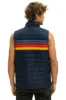 MEN'S 4 STRIPE VEST - NAVY sold by Aviator Nation