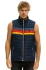 MEN'S 4 STRIPE VEST - NAVY sold by Aviator Nation