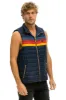 MEN'S 4 STRIPE VEST - NAVY sold by Aviator Nation
