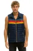 MEN'S 4 STRIPE VEST - NAVY sold by Aviator Nation