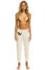 LOGO SWEATPANTS - VINTAGE WHITE sold by Aviator Nation