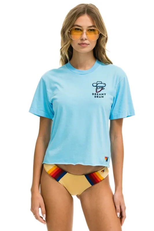 DREAMY DRAW 2023 BOYFRIEND TEE - SKY sold by Aviator Nation