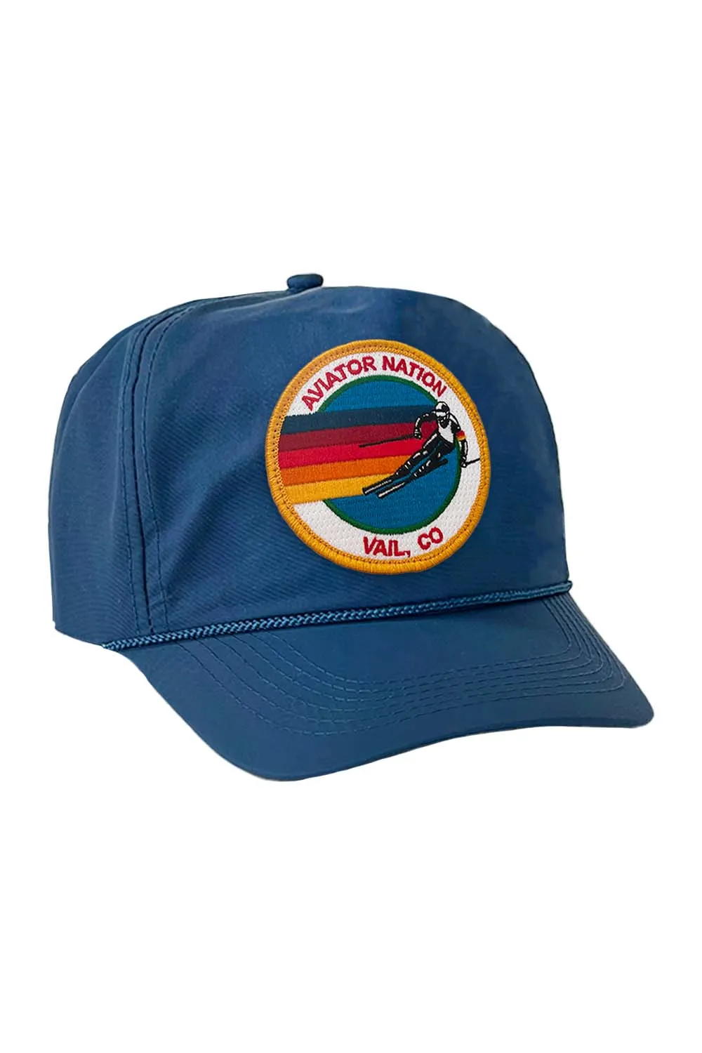 SIGNATURE VAIL VINTAGE NYLON TRUCKER HAT sold by Aviator Nation product image thumbnail 5