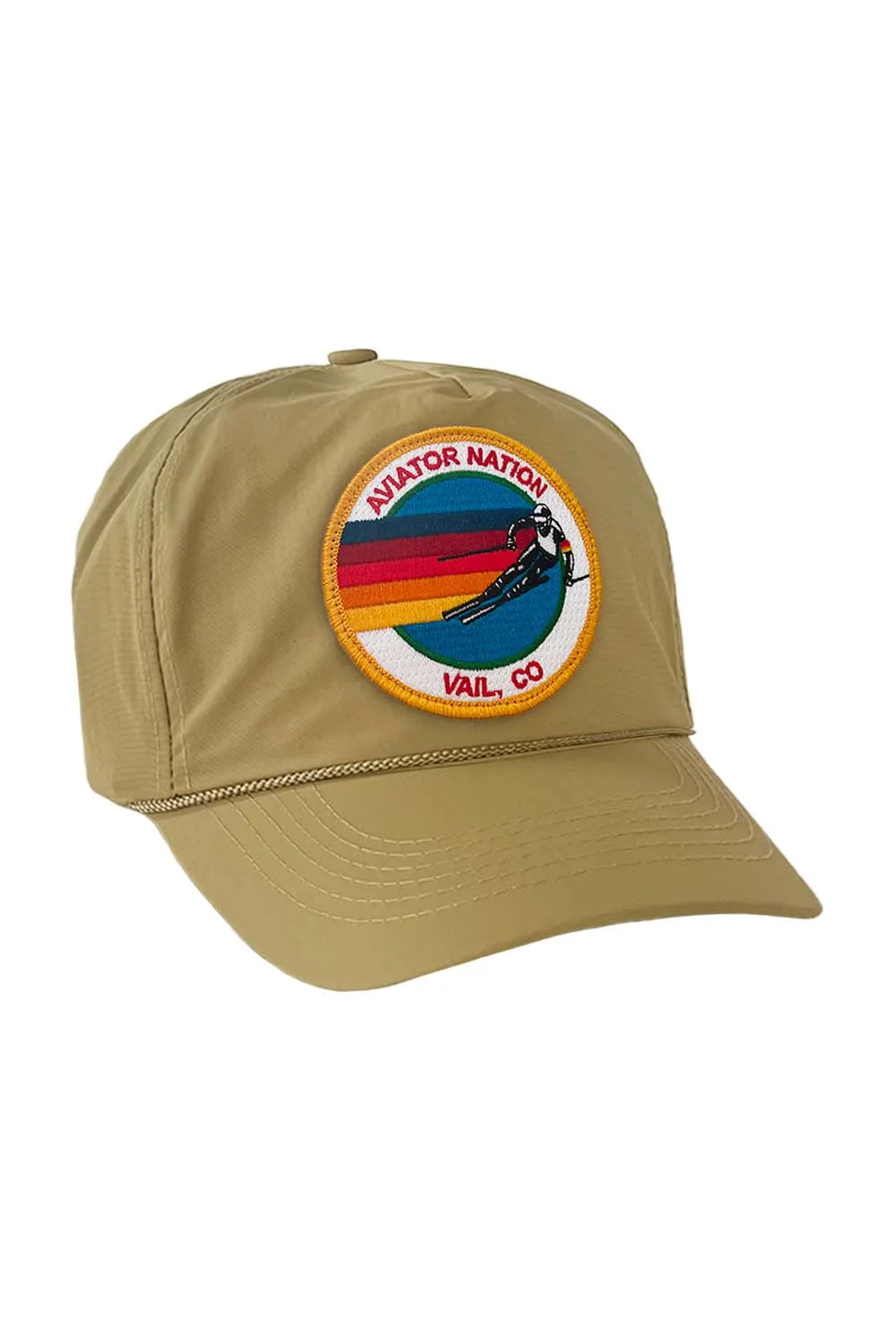 SIGNATURE VAIL VINTAGE NYLON TRUCKER HAT sold by Aviator Nation product image thumbnail 3