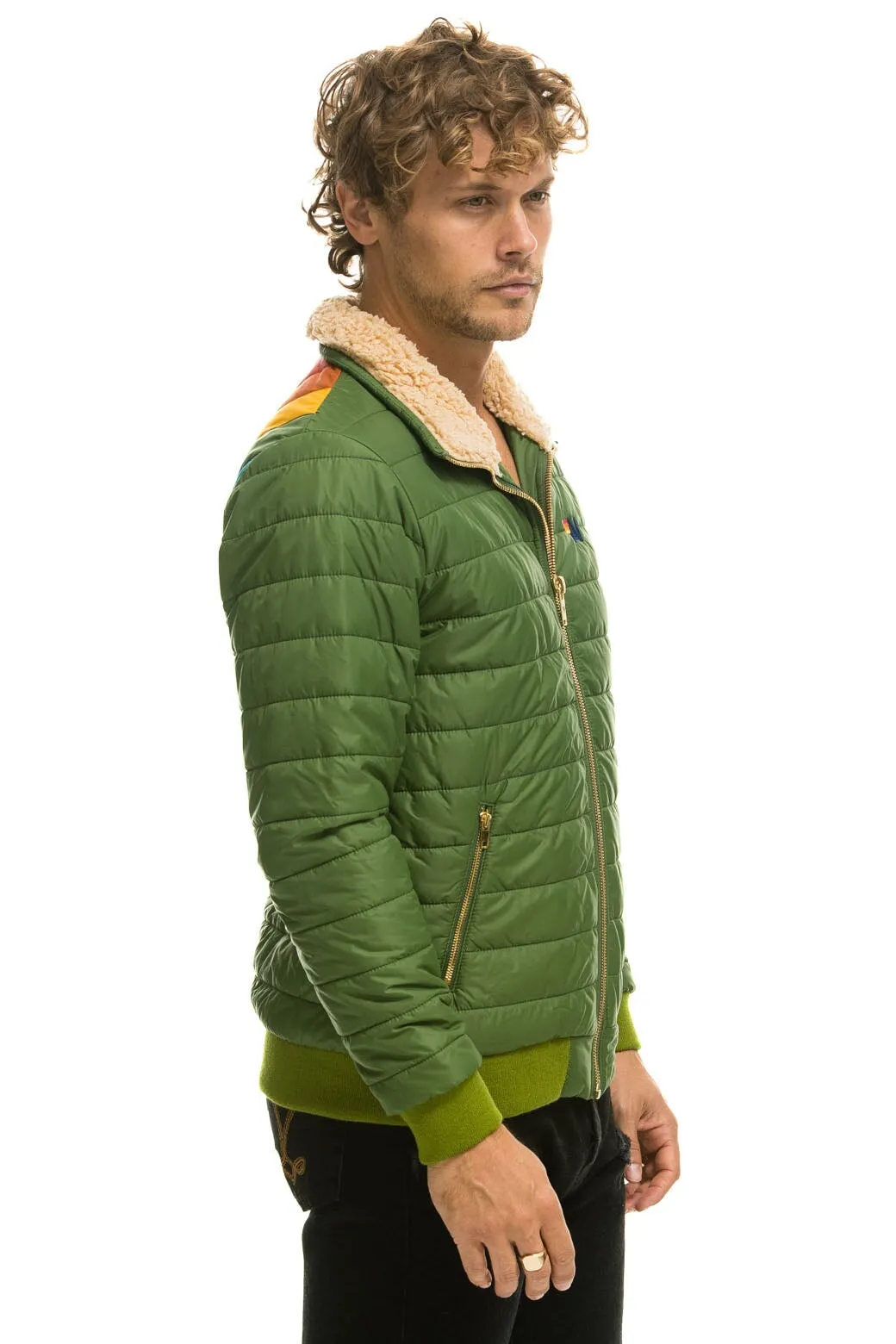 SUNBURST JACKET - GARDEN GREEN sold by Aviator Nation product image thumbnail 3