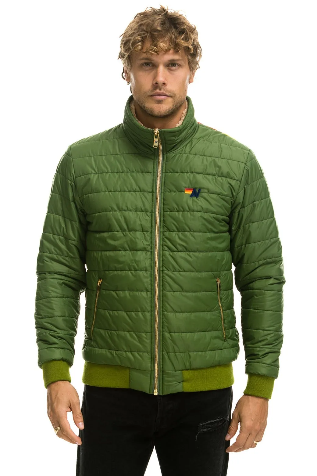 SUNBURST JACKET - GARDEN GREEN sold by Aviator Nation product image thumbnail 5