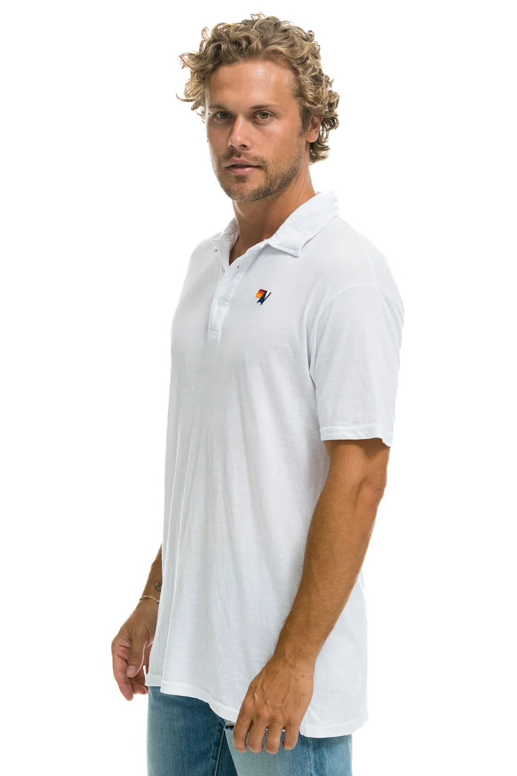 AVIATOR NATION POLO - WHITE sold by Aviator Nation product image thumbnail 3
