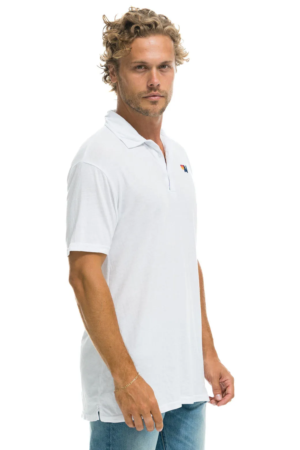 AVIATOR NATION POLO - WHITE sold by Aviator Nation product image thumbnail 4