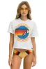 SIGNATURE HAIGHT ASHBURY BOYFRIEND TEE - WHITE sold by Aviator Nation