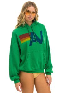 LOGO PULLOVER RELAXED HOODIE - KELLY GREEN sold by Aviator Nation