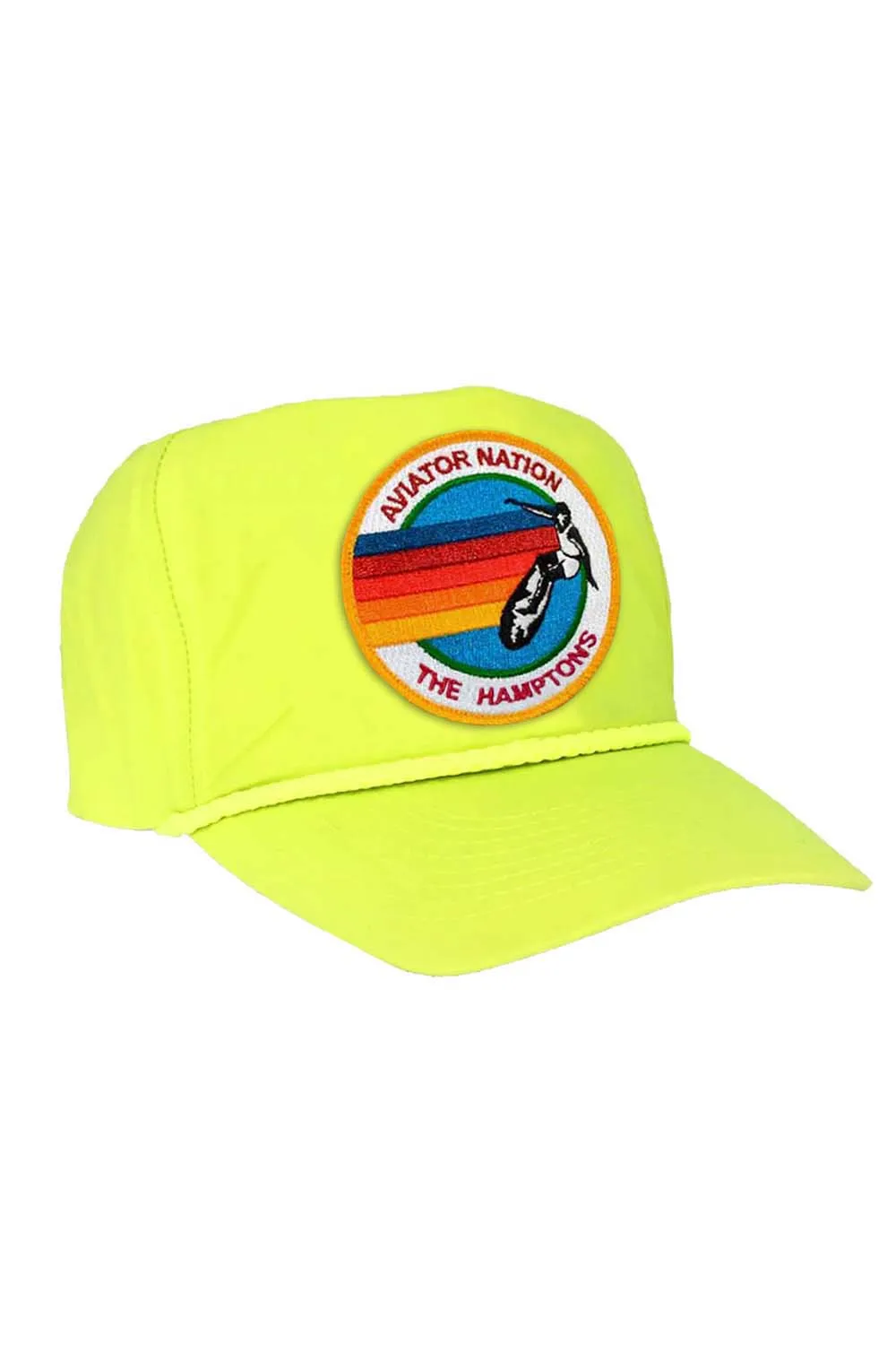 SIGNATURE HAMPTONS VINTAGE NYLON TRUCKER HAT sold by Aviator Nation product image thumbnail 4