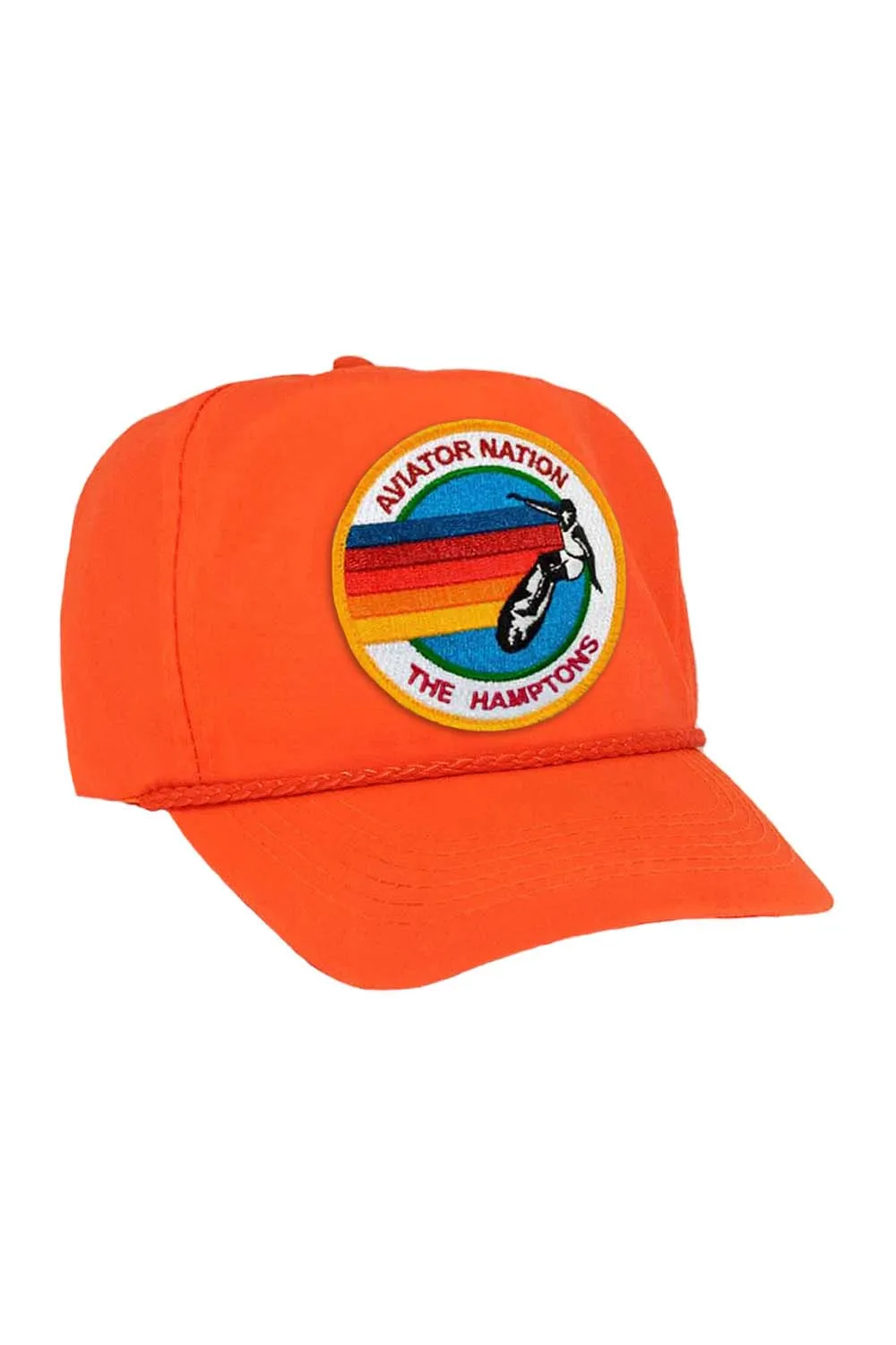 SIGNATURE HAMPTONS VINTAGE NYLON TRUCKER HAT sold by Aviator Nation product image thumbnail 2