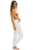 CHECK LEG SWEATPANTS - WHITE sold by Aviator Nation