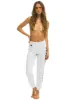 CHECK LEG SWEATPANTS - WHITE sold by Aviator Nation