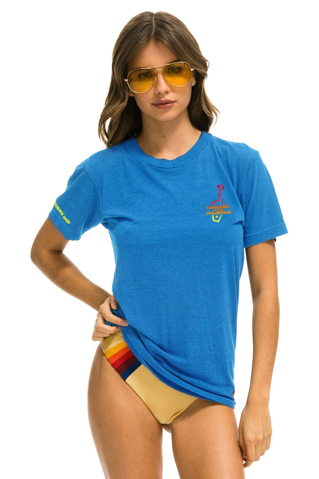WM PHOENIX OPEN 2023 COLISEUM CONCERT TEE - OCEAN sold by Aviator Nation