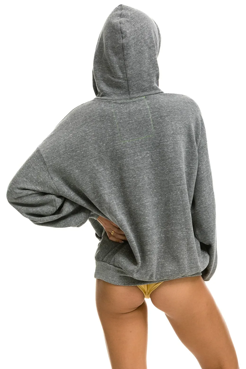 AVIATOR NATION RELAXED PULLOVER HOODIE - HEATHER GREY sold by Aviator Nation product image thumbnail 5