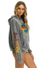 AVIATOR NATION RELAXED PULLOVER HOODIE - HEATHER GREY sold by Aviator Nation
