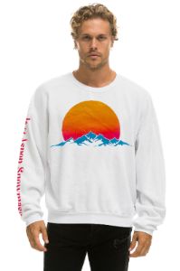 JAZZ ASPEN SNOWMASS 2023 RELAXED SWEATSHIRT - WHITE sold by Aviator Nation