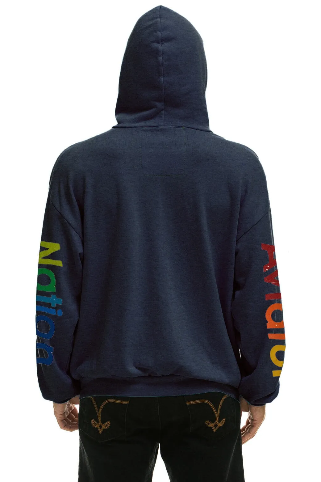 AVIATOR NATION ASPEN RELAXED PULLOVER HOODIE - NAVY sold by Aviator Nation product image thumbnail 4