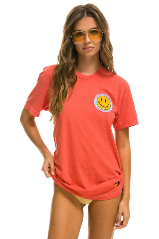 JAZZ ASPEN SNOWMASS 2022 CREW TEE - RED sold by Aviator Nation