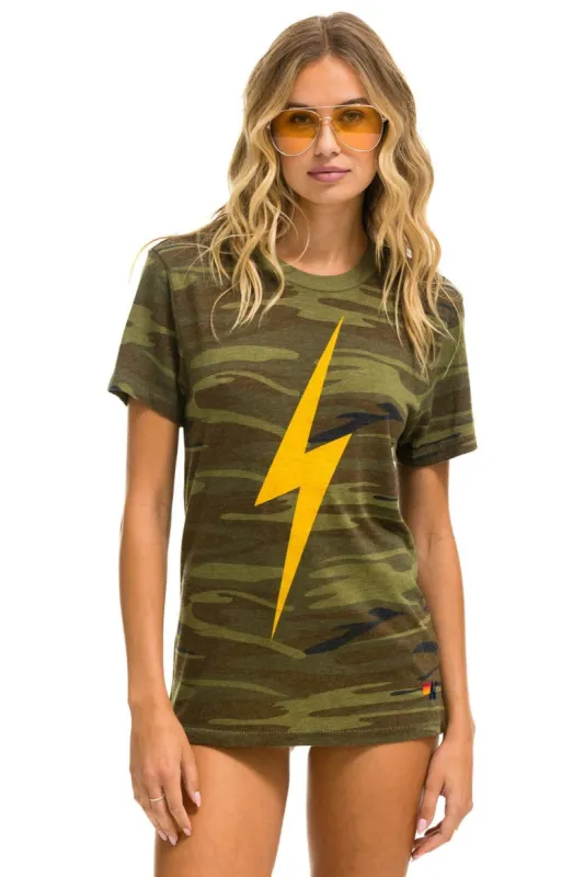 BOLT TEE - CAMO sold by Aviator Nation