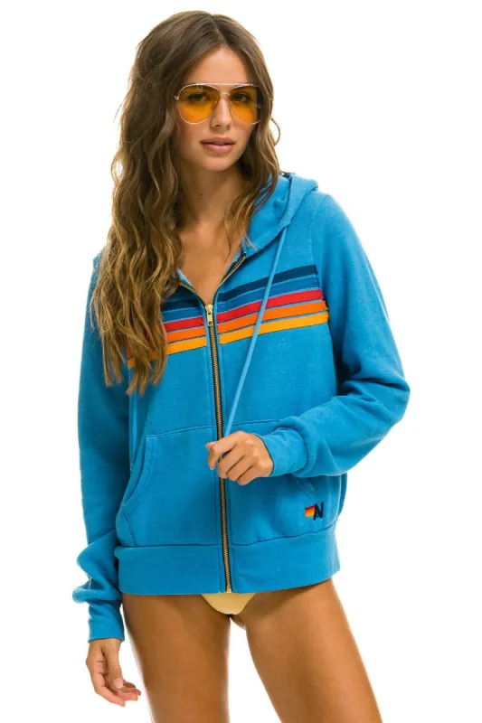 5 STRIPE HOODIE - OCEAN 2 sold by Aviator Nation