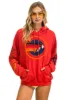 AVIATOR NATION MILL VALLEY RELAXED PULLOVER HOODIE - RED sold by Aviator Nation