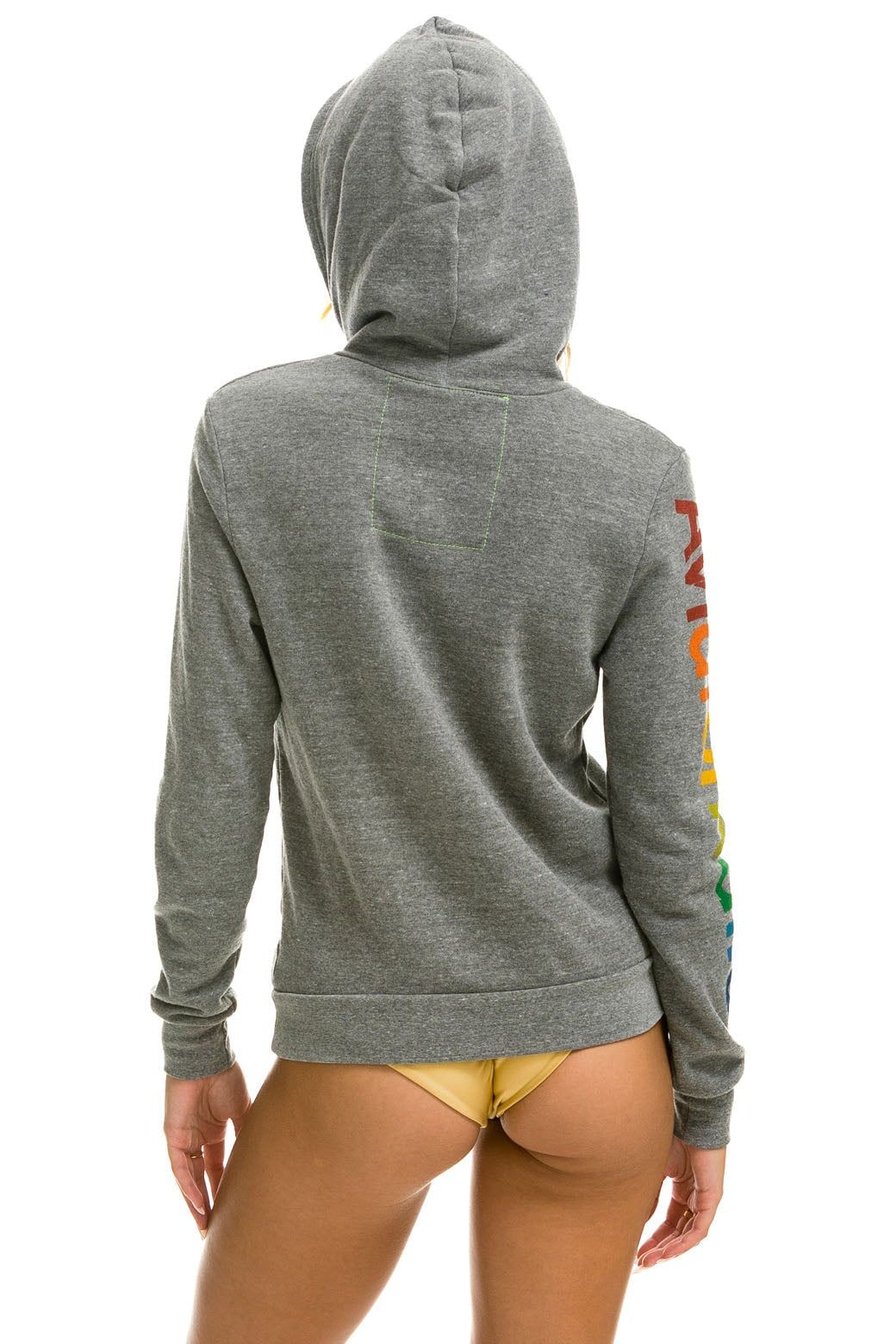 AVIATOR NATION AUSTIN HOODIE - HEATHER GREY sold by Aviator Nation product image thumbnail 3