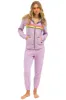 5 STRIPE SWEATPANTS - MAUVE // PINK // GREEN sold by Aviator Nation