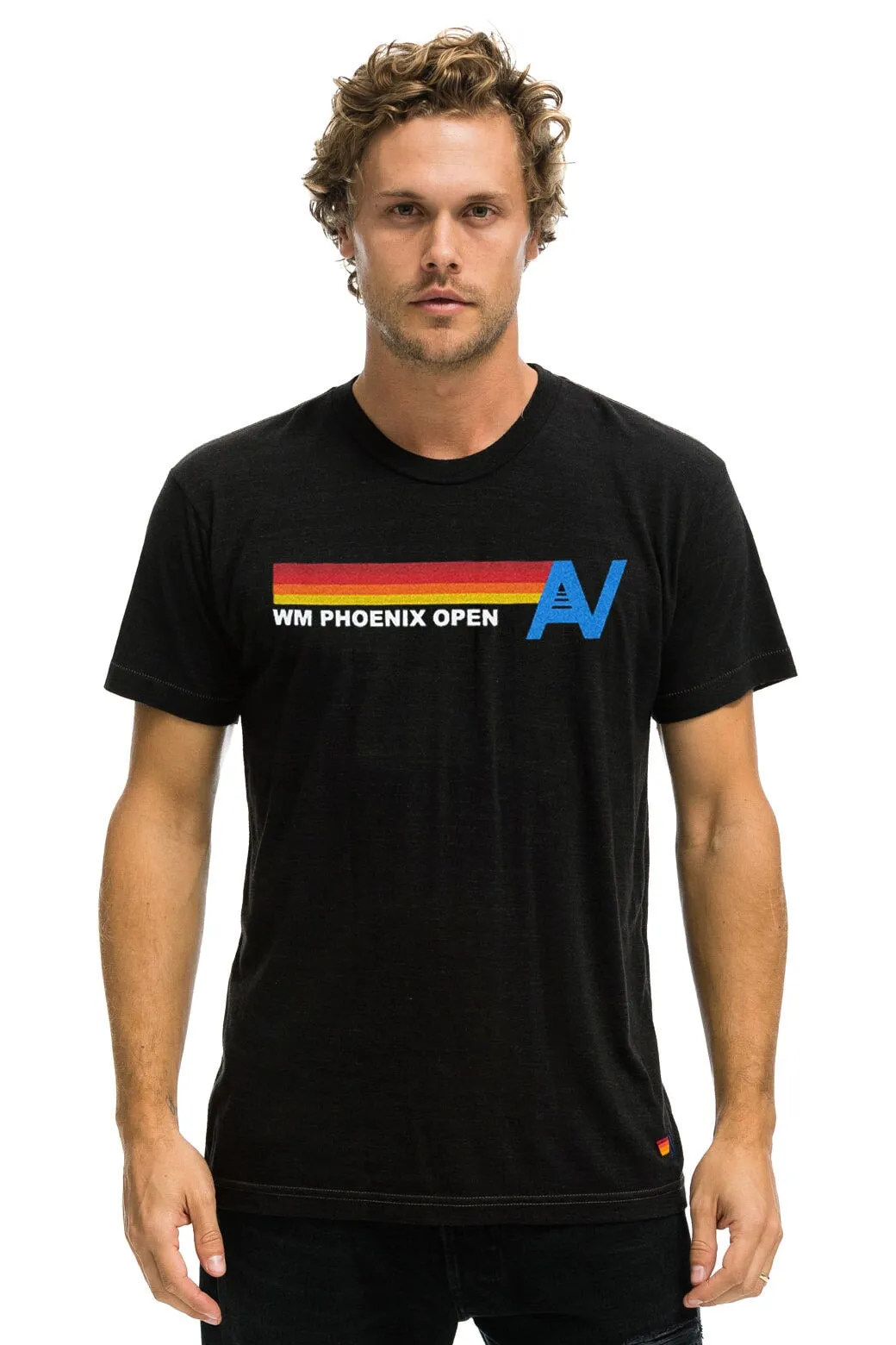 WASTE MANAGEMENT OPEN 2024 UNISEX CREW TEE - BLACK sold by Aviator Nation product image thumbnail 2