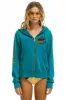 AVIATOR NATION MALIBU ZIP HOODIE - TEAL sold by Aviator Nation