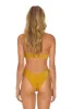 SPARKLE ST TROPEZ SCRUNCH CHEEKY BIKINI BOTTOMS - GOLD sold by Aviator Nation