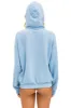 LOGO STITCH PULLOVER RELAXED HOODIE - ICE sold by Aviator Nation