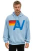 LOGO STITCH PULLOVER RELAXED HOODIE - ICE sold by Aviator Nation