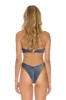 SPARKLE ST TROPEZ SCRUNCH CHEEKY BIKINI BOTTOMS - NAVY sold by Aviator Nation