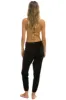 CLASSIC VELVET SWEATPANTS - BLACK sold by Aviator Nation