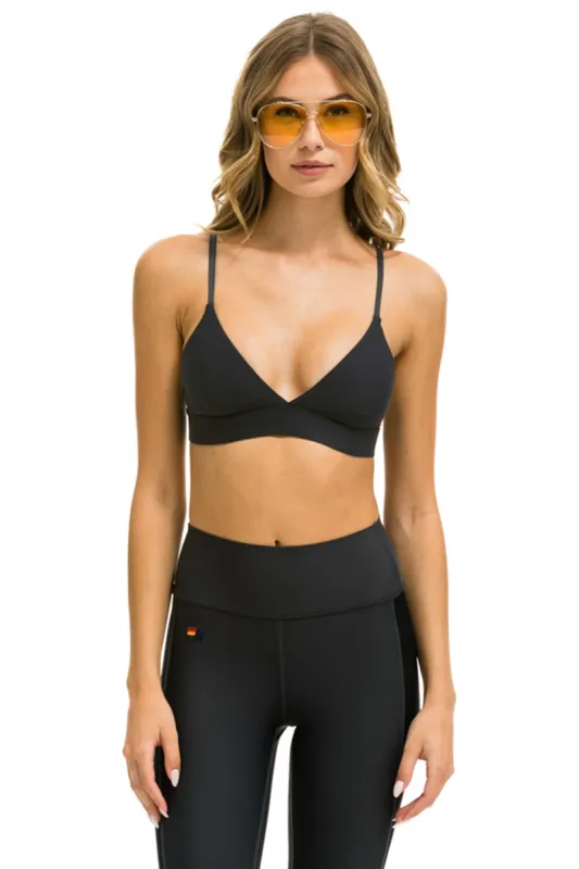 TRIANGLE ADJUSTABLE WOMENS SPORTS BRA - TIT sold by Aviator Nation